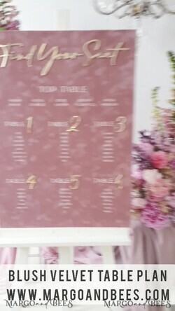 TABLE PLANS AND WEDDING WELCOME SIGNS plexi gold / velvet blush pink velvet and Gold Modern velvet Seating Chart, 3d Elegant Find Your Seat - Seating Plan , Luxury Wedding Table Plan, Wedding Decoration with golden letters - Golden Reception Signage - Custom Ceremony Sign11