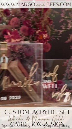 CARD BOXES acrylic Cards box Elegant Clear wedding Set  acrylic card box with Lock and sign cards & gifts, Personalized Wedding Card Box, Clear Card Box, Wedding Card Box with Lid, Wedding Money Box, Wedding Card Holder 20