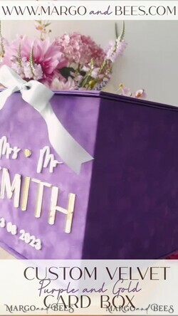 CARD BOXES velvet card boxes Wedding Wishing Well Card Box, Gift Card Box, Velvet purple wedding wishing well  money gift card box, Personalized Wedding Card Box, Luxury Card Box, Wedding Card Box with Lid, Wedding Money Box, Wedding Card Box, BVpx37