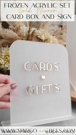 CARD BOXES acrylic Cards box Elegant Frozen wedding Set acrylic card box with Lock and sign cards & gifts, Personalized Wedding Card Box, Clear Card Box, Wedding Card Box with Lid, Wedding Money Box, Wedding Card Holder 24
