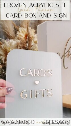 CARD BOXES acrylic Cards box Elegant Frozen wedding Set acrylic card box with Lock and sign cards & gifts, Personalized Wedding Card Box, Clear Card Box, Wedding Card Box with Lid, Wedding Money Box, Wedding Card Holder 25