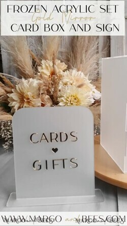 CARD BOXES acrylic Cards box Elegant Frozen wedding Set acrylic card box with Lock and sign cards & gifts, Personalized Wedding Card Box, Clear Card Box, Wedding Card Box with Lid, Wedding Money Box, Wedding Card Holder 18