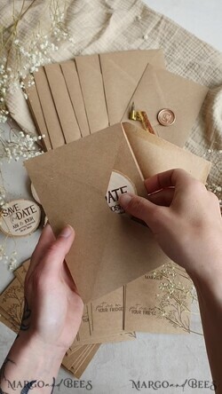 DATEN MERKEN rustikale Boho-Magnete Rustikale Save The Date Magnet & Karte Moderne Handwerkskunst Unsere Daten sichern Holzmagnete Boho Save The Date Karten Holzscheibenmagnete florale Karte6