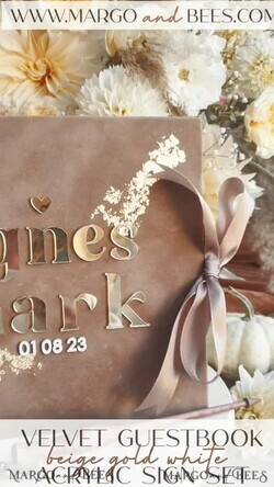 WEDDING GUEST BOOKS Instax Instant Photo Book Fall beige Gold Acrylic Wedding Guest Book Personalised and arch acrylic sign set, Tan Taupe Velvet Instant Photo Book Boho Elegant Instax Wedding Photo Guestbook, Earthy Acrylic Instax Guestbook Sign, Neutral Velvet Photobooh book28