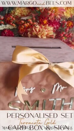 CARD BOXES velvet card boxes Terracotta Gift Card Box, Velvet Fall wedding wishing well  money gift card box, Rust Personalized Wedding Card Box, Copper Luxury Card Box,  Burnt Orange Wedding Card Box with Lid, Burnt Orange Wedding Money Box, Wedding Card Box22