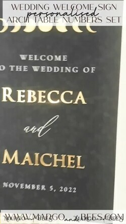 TABLE PLANS AND WEDDING WELCOME SIGNS plexi gold / velvet Luxury Velvet black Wedding Welcome Sign, Golden Wedding Decor, Personalised Wedding Sign, Wedding Gift, Welcome Wedding Board 14
