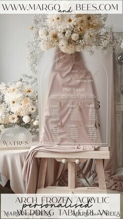 TABLE PLANS AND WEDDING WELCOME SIGNS plexi gold / velvet Elegant frozen wedding Set acrylic Find your seat , Personalized Wedding Beige Table Plan, acrylic frozen Tan transparent and Gold Modern frozen transparent Seating Chart, 3d Elegant Find Your Seat - Seating Plan18