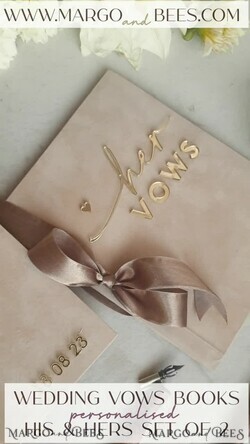 WEDDING VOWS Acrylic Clear Gold Bride and groom vow books, wedding vow books, personalized vow booklets, his and her vow books, custom wedding vow cases, bridal shower gift11