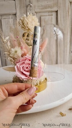 NEWLY WEDS COUPLE GIFTS Geldgeschenk zur Hochzeit  Geschenkschachtel für Geld Geldgeschenk zur Hochzeit mit Strauß aus Trockenblumen personalisiert23