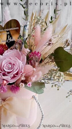 NEWLY WEDS COUPLE GIFTS Geldgeschenk zur Hochzeit  Geschenkschachtel für Geld Geldgeschenk zur Hochzeit mit Strauß aus Trockenblumen personalisiert7