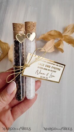 WEDDING FAVORS gastgeschenke hochzeit GastgeschenkeHochzeit wir gehoren zusammen wie Salz Pfeffer  Gastgeschenk Pfeffer & Salz für Eure Hochzeitsgäste , Gastgeschenk Hochzeit Brautpaar Pfeffer & Salz mit Name8