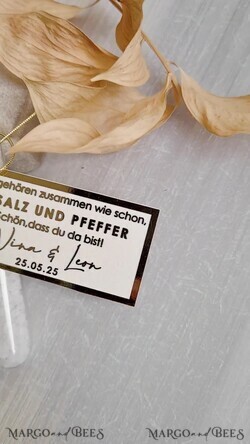 WEDDING FAVORS gastgeschenke hochzeit GastgeschenkeHochzeit wir gehoren zusammen wie Salz Pfeffer Gastgeschenk Pfeffer & Salz für Eure Hochzeitsgäste , Gastgeschenk Hochzeit Brautpaar Pfeffer & Salz mit Name3
