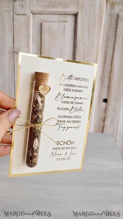 HOCHZEITSGESCHENKE Gastgeschenke Hochzeit Personalisierte Gastgeschenke Hochzeit mit Blumensamen Reagenzglas, personalisiertes Gastgeschenk Hochzeit Samen handgemachtes Gastgeschenk Hochzeit Brautpaar5