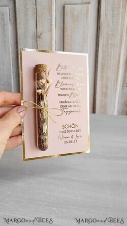 HOCHZEITSGESCHENKE Gastgeschenke Hochzeit Personalisierte Gastgeschenke Hochzeit mit Blumensamen Reagenzglas, personalisiertes Gastgeschenk Hochzeit Samen handgemachtes Gastgeschenk Hochzeit Brautpaar5
