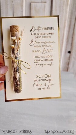 WEDDING FAVORS gastgeschenke hochzeit Personalisierte Gastgeschenke Hochzeit mit Blumensamen Reagenzglas, personalisiert Gastgeschenk Hochzeit Samen handgemachte Gastgeschenk Hochzeit Brautpaar7