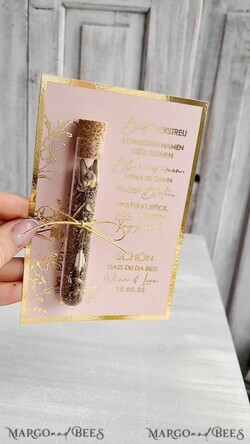 HOCHZEITSGESCHENKE Gastgeschenke Hochzeit Personalisierte Gastgeschenke Hochzeit mit Blumensamen Reagenzglas, personalisiertes Gastgeschenk Hochzeit Samen handgemachtes Gastgeschenk Hochzeit Brautpaar9