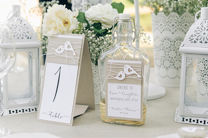 rustic wedding stationery 