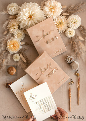  Acrylic Clear Gold Bride and groom vow books, wedding vow books, personalized vow booklets, his and her vow books, custom wedding vow cases, bridal shower gift