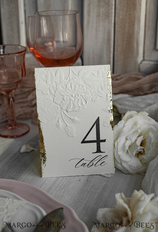 TABLE DECOR SIGNS romantic Romantic Dusty Blue Wedding Table Number With Stand, Simple Handmade Modern Floral Table Number, Minimalistic Elegant Stationery Table Décor With Flowers       