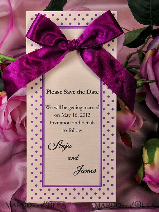 SAVE THE DATES romantic 