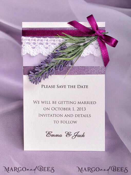 SAVE THE DATES romantic 