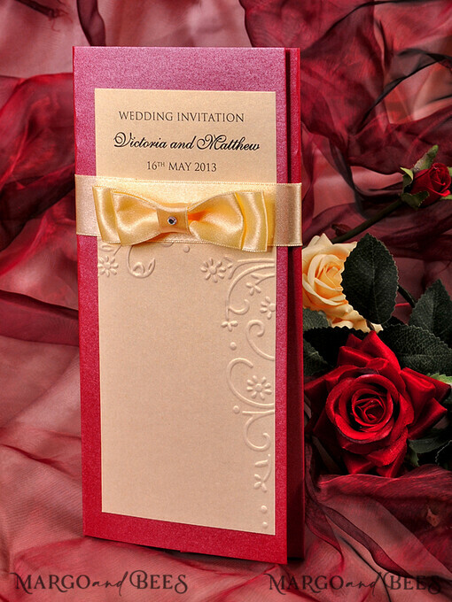 SAMPLING SERVICE romantic Wedding Invitation Samples