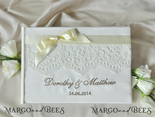 WEDDING GUEST BOOKS crystal elegant