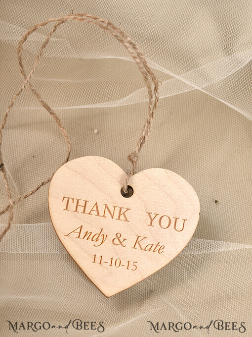 WEDDING FAVORS Wedding Favor Wood Tags guests favor ideas, engraved wood tags
