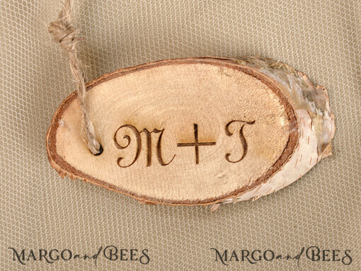 WEDDING FAVORS Wedding Favor Wood Tags romantic wedding favors, engraved wood tags
