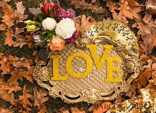 FLOWER GIRL / Page Boy SIGNS glitter 