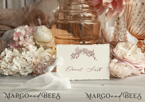 PLACE CARDS / TABLE CARDS Romantic Boho/ Botanical/ Floral elegant place cards