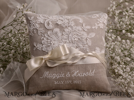 Ring bearer hotsell pillow personalized