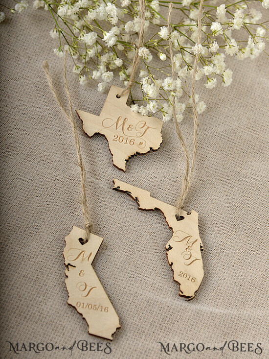 HOCHZEITSGESCHENKE Hochzeitsgeschenk Holzetiketten Hochzeitsgeschenke, gravierte Holzanhänger 35/dr/wt