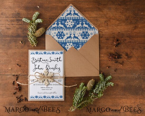 Wedding Invitations Floral Boho Watercolor