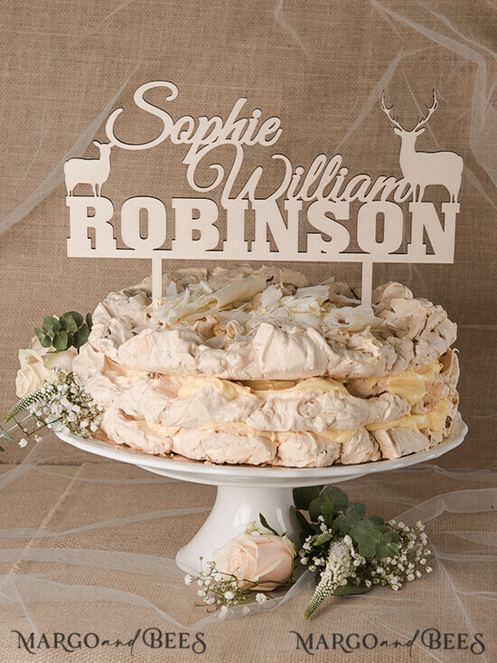 CAKE TOPPER RUSTIC wedding cake topper, vintage 14/rus1/CT