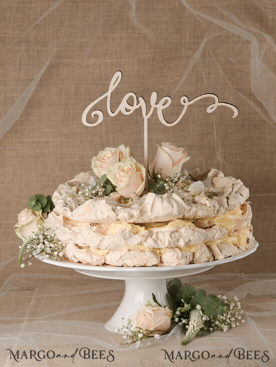 CAKE TOPPER RUSTIC wedding cake topper, rustic 19/rus1/CT