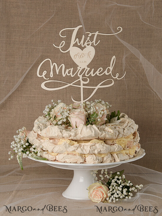CAKE TOPPER RUSTIC wedding cake topper, wooden 23/rus1/CT