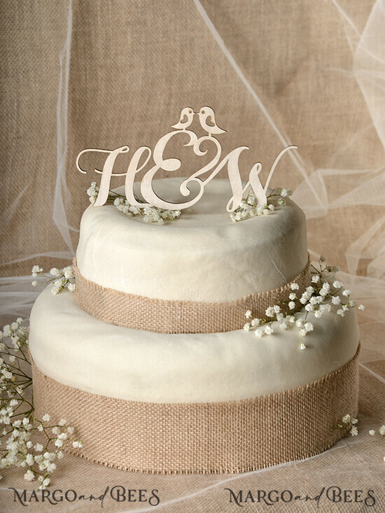 CAKE TOPPER RUSTIC topper, wooden 27/RUS/CT