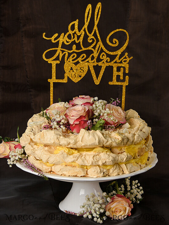 CAKE TOPPER glitter cake topper, chick cake topper 17/gltt/CT