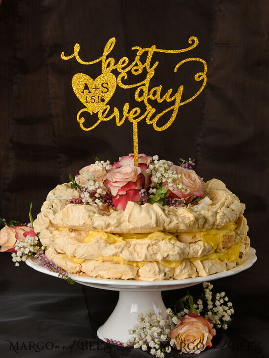 CAKE TOPPER glitter wedding cake topper, chick cake topper 20/gltt/CT