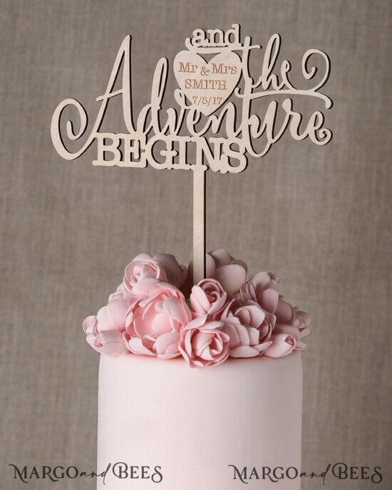CAKE TOPPER wood wedding cake topper, lasercut wooden cake topper 22/rst/CT