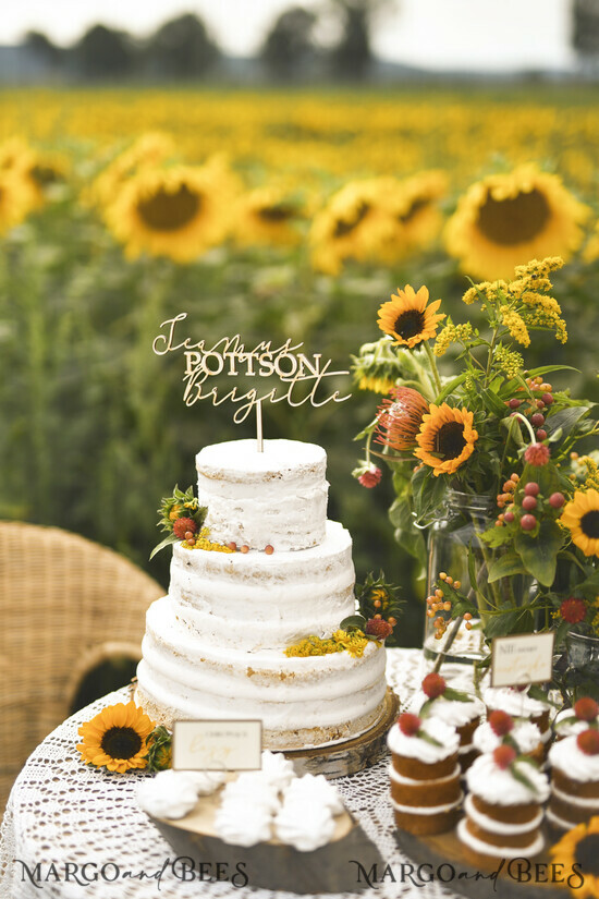 CAKE TOPPER wood wedding cake topper, lasercut wooden cake topper 45/rus/CT2