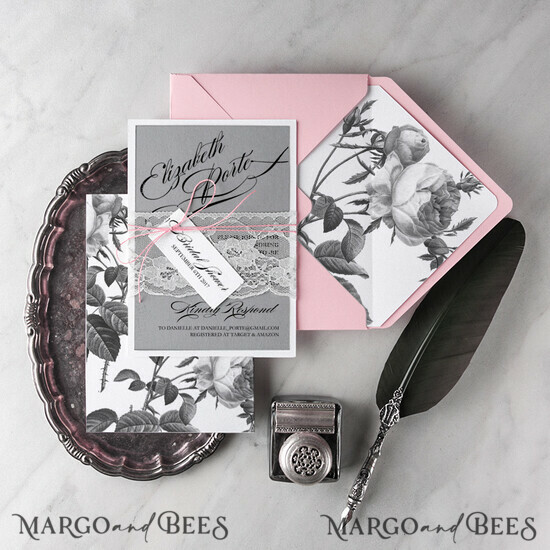 BRIDAL SHOWER INVITATIONS botanical bridal shower 02/bcc/BS