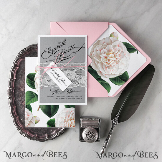 BRIDAL SHOWER INVITATIONS botanical elegant 06/BCCG/BS