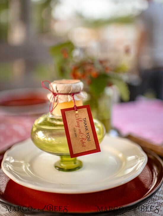 WEDDING FAVORS Wedding Favors Honey Jars Wedding Favor Ideas Thank You Favors Personalized Honey Jar for your guests 5/MD/MD