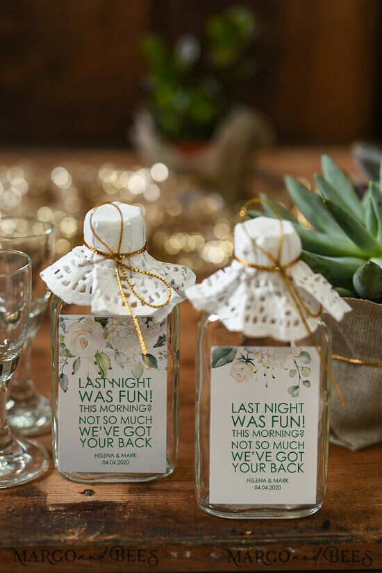 WEDDING FAVORS wedding hangover kits Wedding Thank You favors, hangover kit for day after 20/kit/but