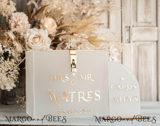 rizone card box for wedding reception, personalized wedding card