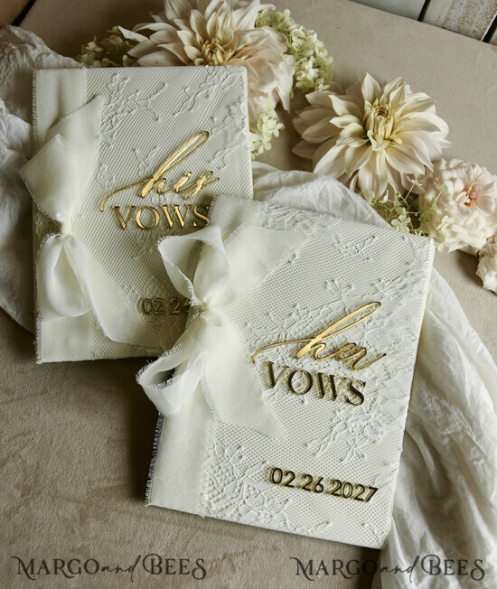 WEDDING VOWS Acrylic Clear Gold  01/kor/Vwov