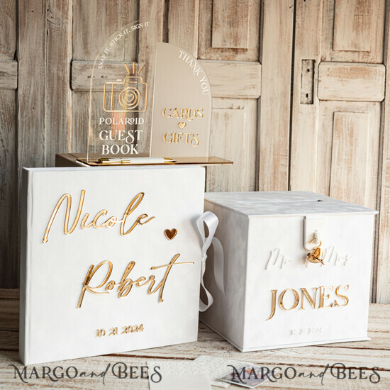 Wedding Card Box With Lock And Key, Rustic Wedding Decorations For  Reception, Card Box For Wedding, Country Wedding Card Boxes For Reception