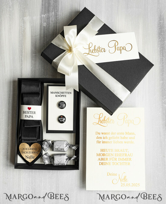 geschenk für die Eltern Papa, willst du mich zum Altar führen Manschettenknöpfe Vater der Braut 04/SpM/Bmde